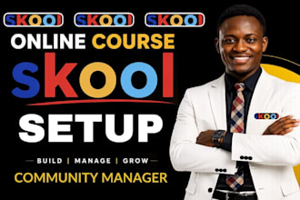 setup skool community skool course modules member onboarding skool course setup
