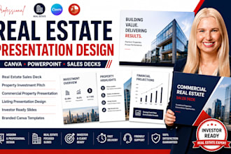 design canva real estate presentation template commercial sales deck powerpoint
