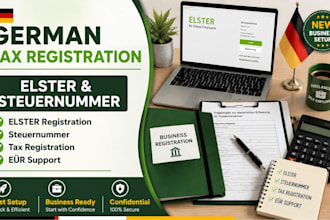 handle german elster registration steuernummer, tax registration and eÜr
