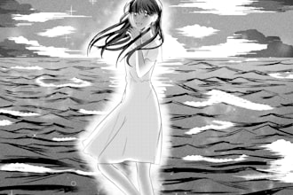 create manga style illustration