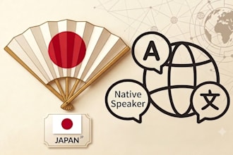translate english to natural japanese manually