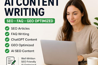 ai content writing faq writing chatgpt content GEO articles ai SEO content
