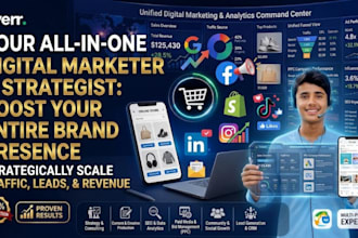 be your professional digital marketing specialist and growth manager