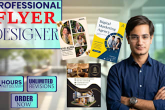 design and redesign flyer, poster and brochure