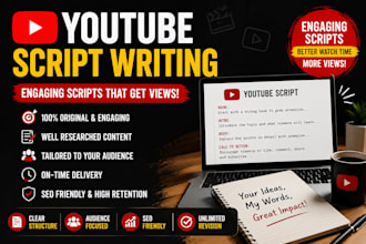 write engaging youtube scripts