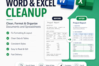 clean, fix, format, and repair your word or excel documents