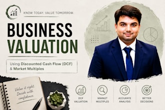 do valuation using discounted cashflow and market multiples