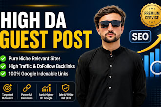do high quality niche guest post with dofollow backlinks