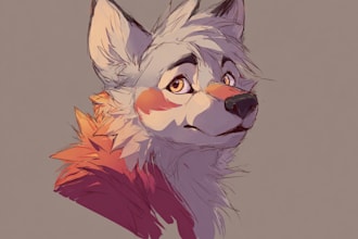 draw furry art, fursona, furry pfp, furry oc and anthro art