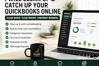 clean up and catch up your quickbooks online bookkeeping
