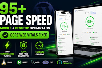 optimize wordpress speed, improve core web vitals and pagespeed