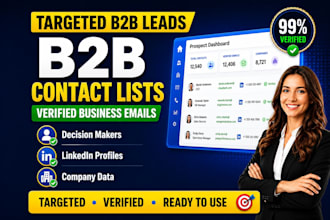 build targeted b2b contact list and verified email database