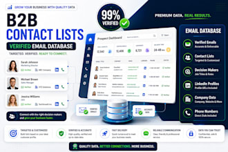 target b2b contact list and verified email database