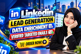do linkedin lead generation and data enrichment with verified email lists