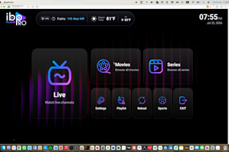 create top notch iptv apps and wordpress website rebrand iptv apps ott apps