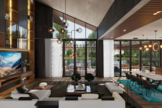 create residential interiors and photorealistic renderings