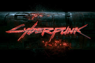 do futuristic cyberpunk style logo for you