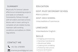 write the professional resume, CV, cover letter