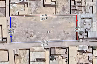 create professional location maps with coordinates and measurements