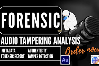 perform audio restoration, tampering detection, and audio metadata analysis