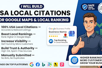 do manual USA local citations for local SEO ranking