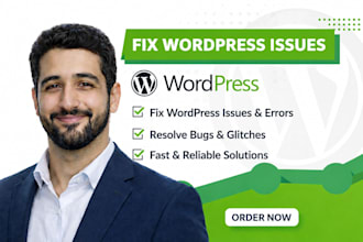 fix wordpress website issues, bugs, and errors