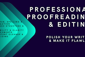 manually proofread and edit your english documents