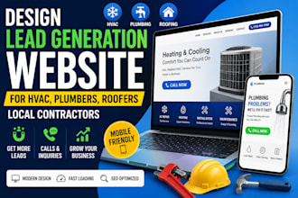 design business website for local contractors that generate local leads