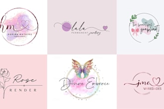 design an elegant and aesthetic logo