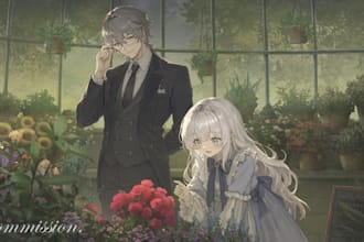 draw detailed anime illustrations for vtuber key art