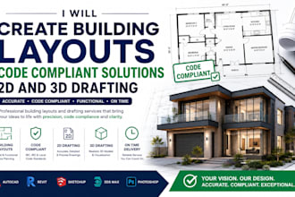create building layouts code compliant solutions 2d and 3d drafting