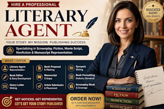 find literary agents for manuscripts screenplay fiction nonfiction movie script