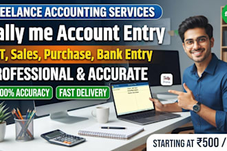 do accurate tally data entry and account entries