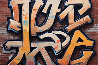 design logo graffiti for your business