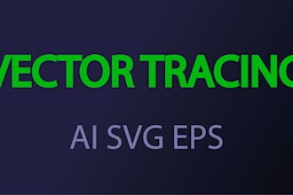 convert your ai generated logo to vector svg ai eps