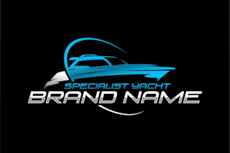design professional boat marine or charter logo