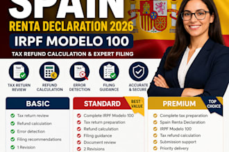review and submit your spain renta declaration 2026, irpf modelo100, tax refund