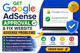 get google adsense approval and fix website adsense problems