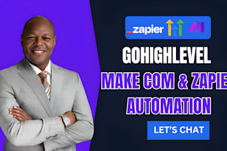 build advanced make com and zapier automations for your ghl crm