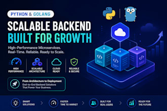 build robust, scalable microservices backend in golang