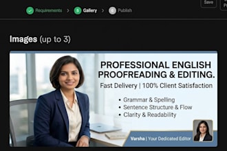 be your professional english proofreader and editor