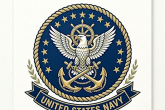 design modern navy logo in illustrator or unlimited revision