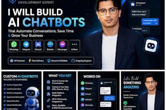build an ai chatbot for whatsapp, telegram, discord, and website with chatgpt