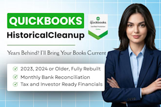do historical catchup and cleanup bookkeeping in quickbooks online