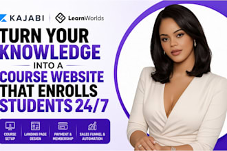 setup kajabi learnworlds website design learnworlds kajabi online course website