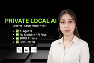setup private local ai with ollama open webui and n8n automation