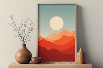 design typography printable wall art
