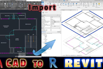 convert cad or PDF drawings into accurate revit models