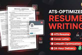 write an ats friendly professional resume and cover letter