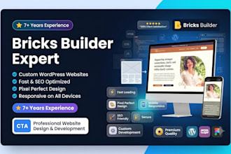 build high converting wordpress website using bricks builder
